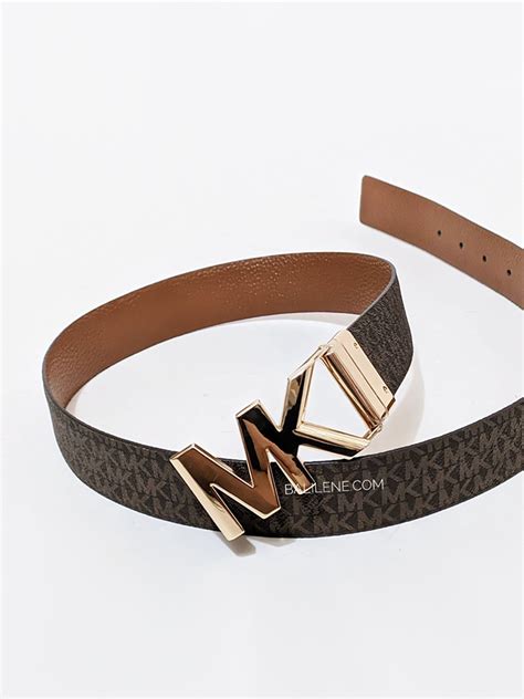 michael kors twist reversible belt|michael kors men's logo belt.